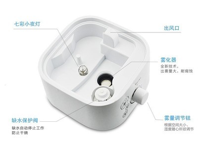 夏日清涼新選擇 工廠直銷透明空氣加濕器，點(diǎn)亮辦公與家居生活